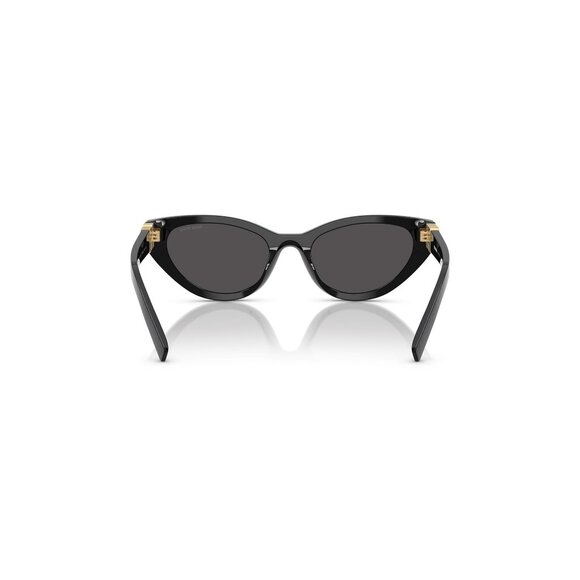 New MIU MIU Black Butterfly SMUA04 16K-08Z Sunglasses Women - Picture 5 of 6